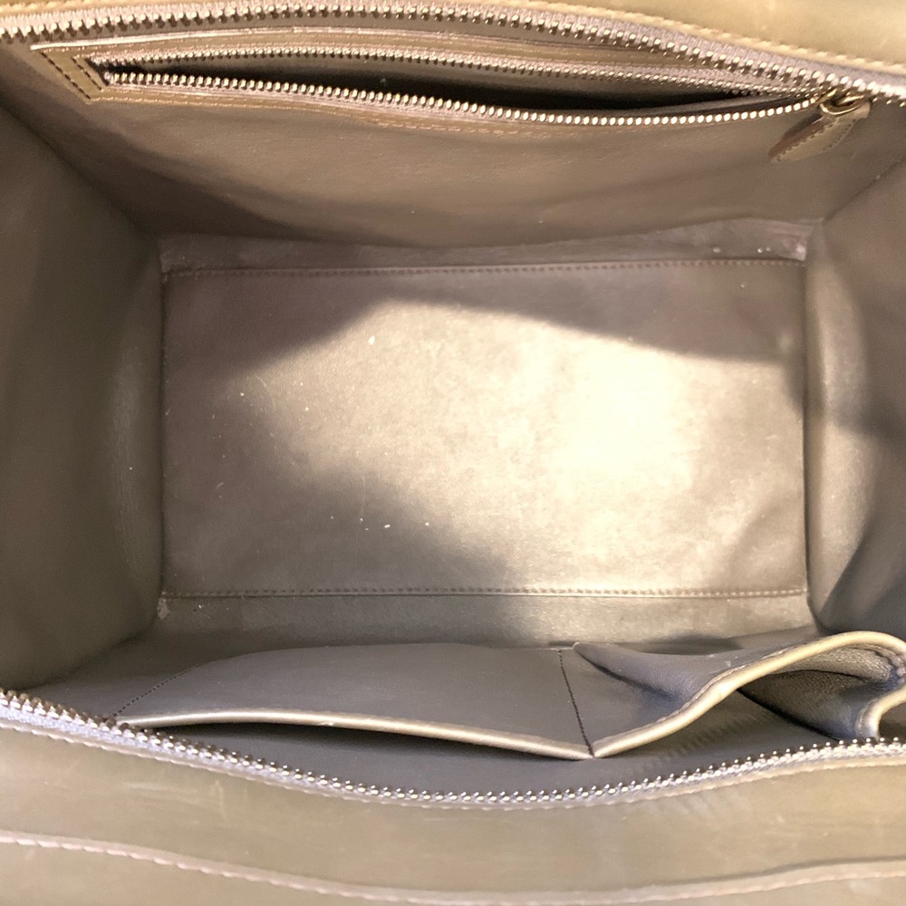 CELINE Mini Luggage 3 Color Pony Hair Bag - Picture 7 of 8